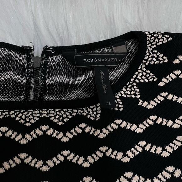 BCBGMAXAZRIA Wilma Jacquard Fit & Flare Dress Size XS NWOT - Picture 11 of 12